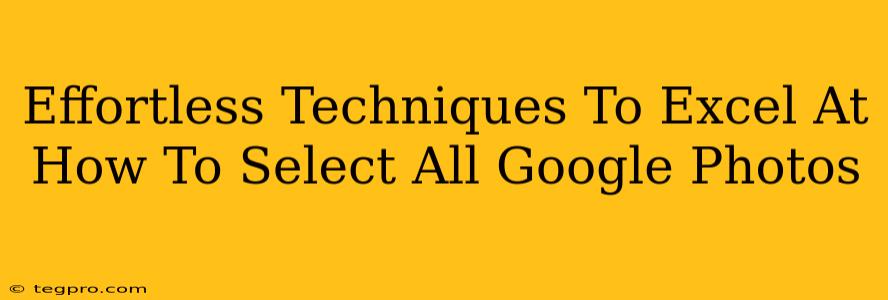Effortless Techniques To Excel At How To Select All Google Photos