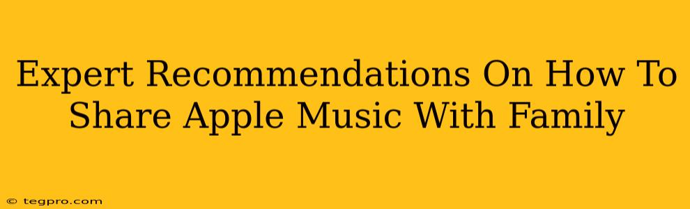 Expert Recommendations On How To Share Apple Music With Family