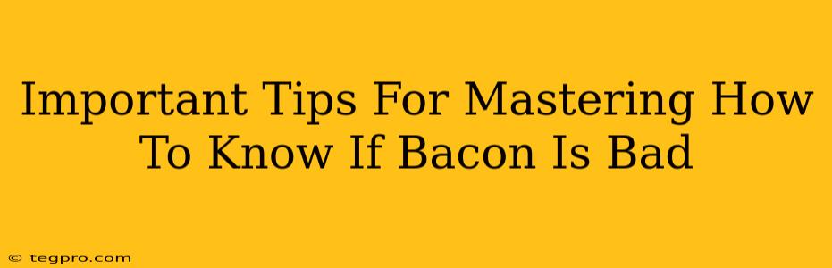 Important Tips For Mastering How To Know If Bacon Is Bad