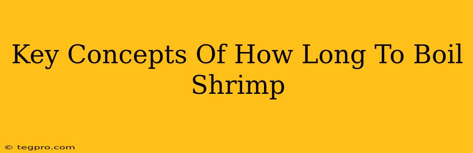 Key Concepts Of How Long To Boil Shrimp