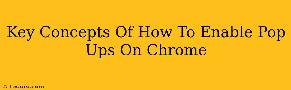 Key Concepts Of How To Enable Pop Ups On Chrome