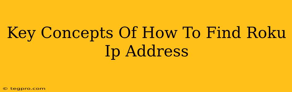 Key Concepts Of How To Find Roku Ip Address