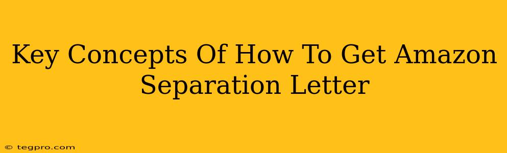 Key Concepts Of How To Get Amazon Separation Letter