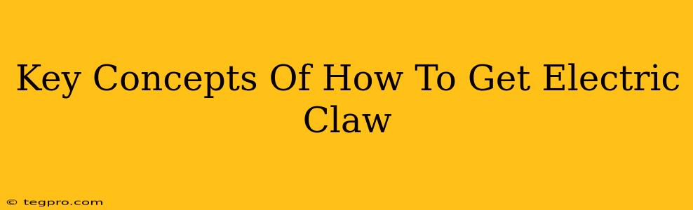 Key Concepts Of How To Get Electric Claw