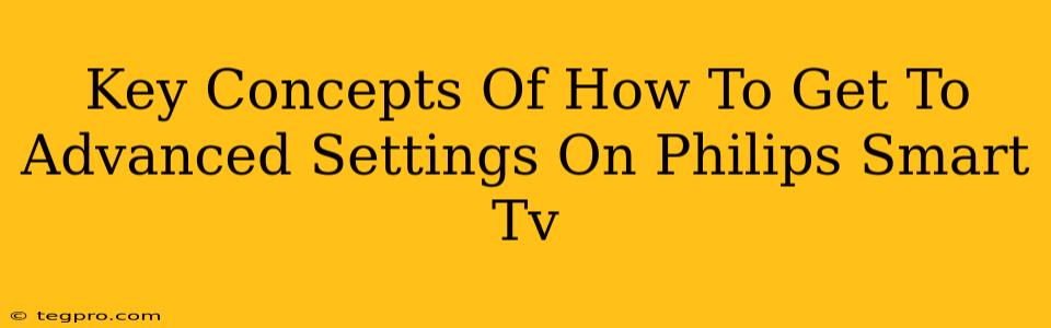 Key Concepts Of How To Get To Advanced Settings On Philips Smart Tv