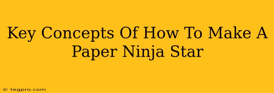 Key Concepts Of How To Make A Paper Ninja Star