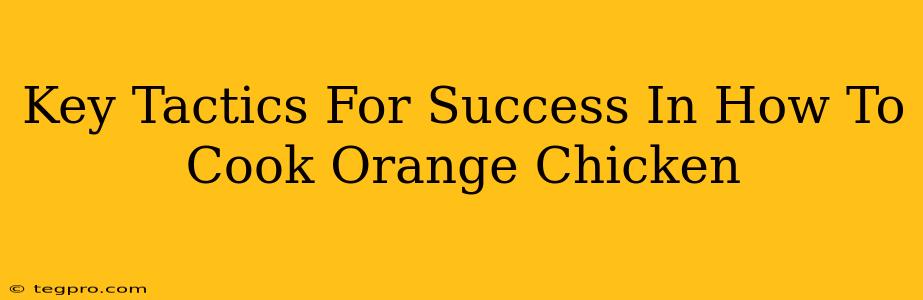 Key Tactics For Success In How To Cook Orange Chicken