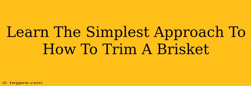 Learn The Simplest Approach To How To Trim A Brisket