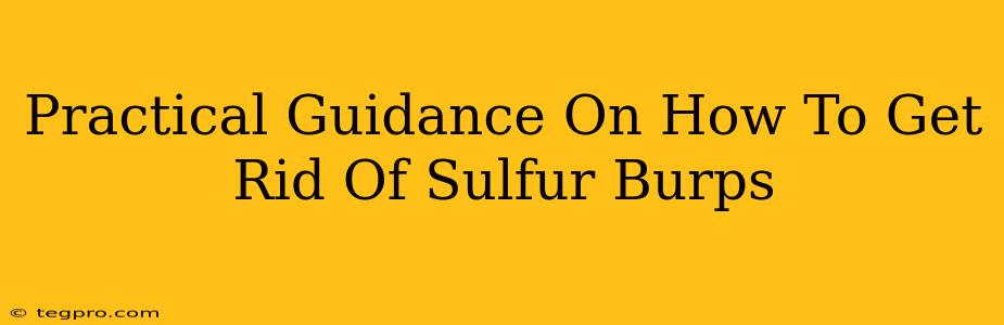 Practical Guidance On How To Get Rid Of Sulfur Burps