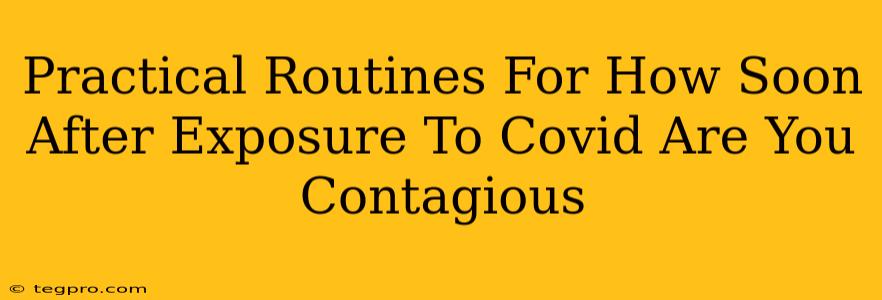 Practical Routines For How Soon After Exposure To Covid Are You Contagious