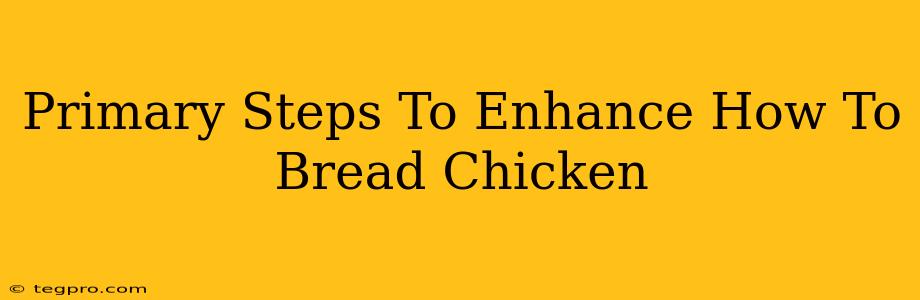 Primary Steps To Enhance How To Bread Chicken