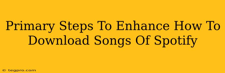 Primary Steps To Enhance How To Download Songs Of Spotify