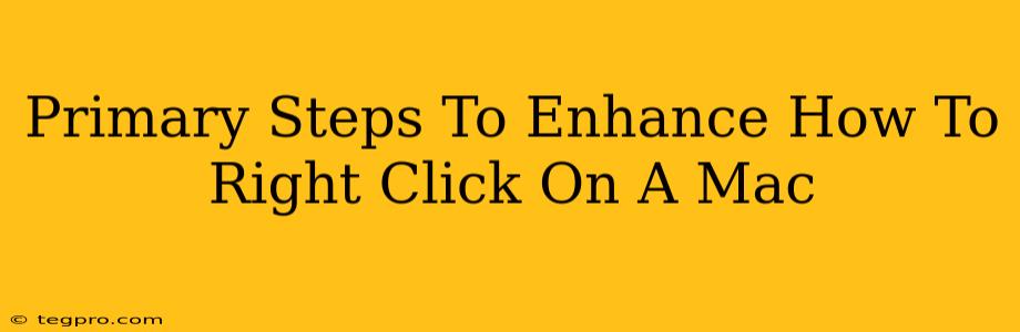 Primary Steps To Enhance How To Right Click On A Mac