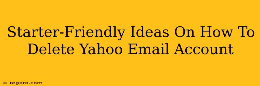 Starter-Friendly Ideas On How To Delete Yahoo Email Account