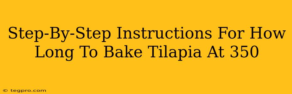 Step-By-Step Instructions For How Long To Bake Tilapia At 350