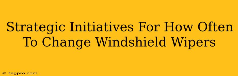 Strategic Initiatives For How Often To Change Windshield Wipers