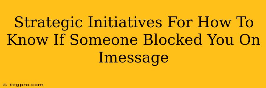 Strategic Initiatives For How To Know If Someone Blocked You On Imessage