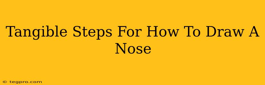 Tangible Steps For How To Draw A Nose