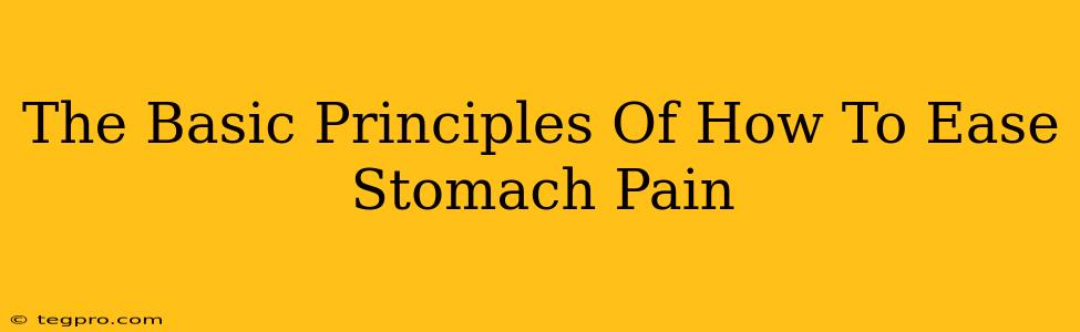 The Basic Principles Of How To Ease Stomach Pain