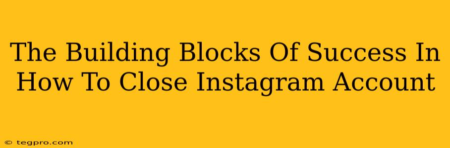 The Building Blocks Of Success In How To Close Instagram Account