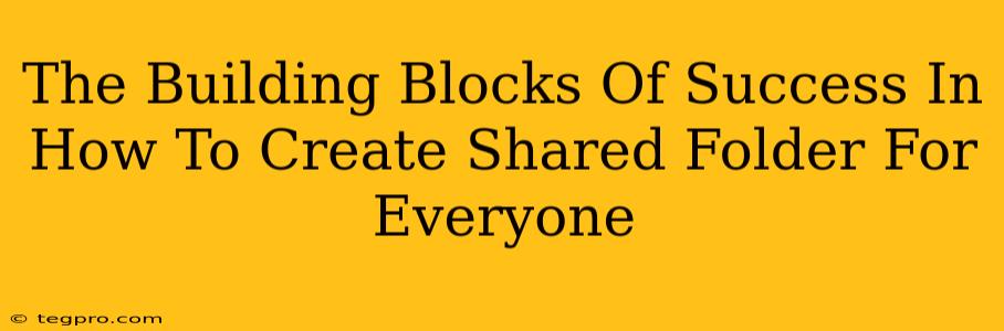 The Building Blocks Of Success In How To Create Shared Folder For Everyone