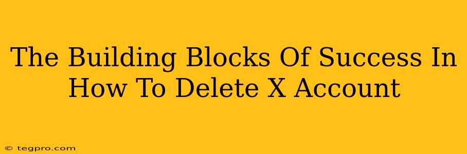 The Building Blocks Of Success In How To Delete X Account
