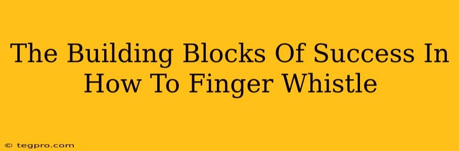 The Building Blocks Of Success In How To Finger Whistle