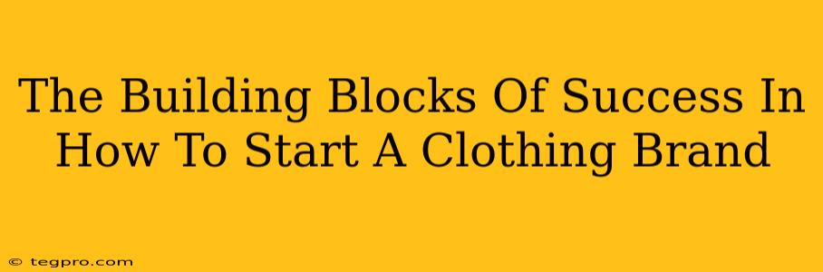 The Building Blocks Of Success In How To Start A Clothing Brand