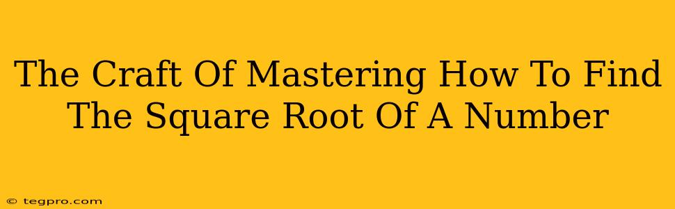 The Craft Of Mastering How To Find The Square Root Of A Number