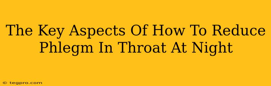 The Key Aspects Of How To Reduce Phlegm In Throat At Night