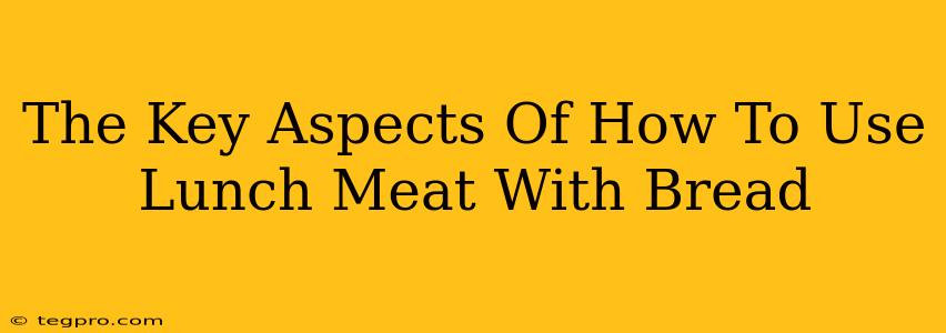 The Key Aspects Of How To Use Lunch Meat With Bread