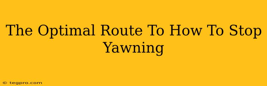 The Optimal Route To How To Stop Yawning