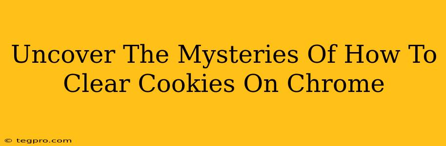 Uncover The Mysteries Of How To Clear Cookies On Chrome