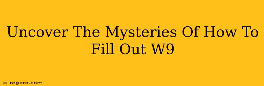 Uncover The Mysteries Of How To Fill Out W9