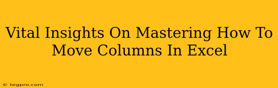 Vital Insights On Mastering How To Move Columns In Excel