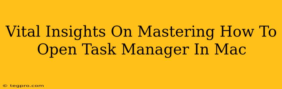 Vital Insights On Mastering How To Open Task Manager In Mac