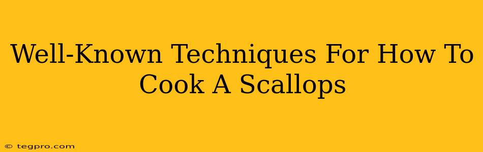 Well-Known Techniques For How To Cook A Scallops